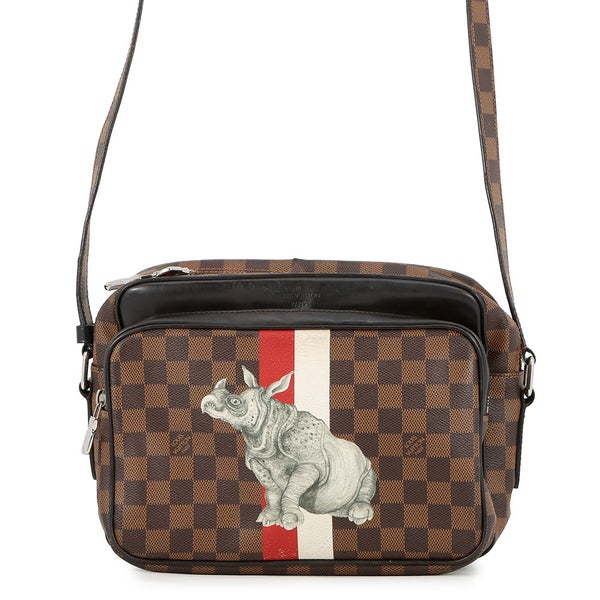 ルイヴィトン ショルダーバッグ ダミエ・エベヌ ナイル PM N42704 ヴィトン バッグ サイ チャップマン・ブラザーズ コラボ