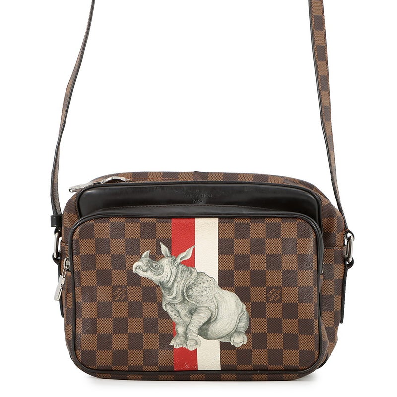 ルイヴィトン ショルダーバッグ ダミエ・エベヌ ナイル PM N42704 ヴィトン バッグ サイ チャップマン・ブラザーズ コラボ