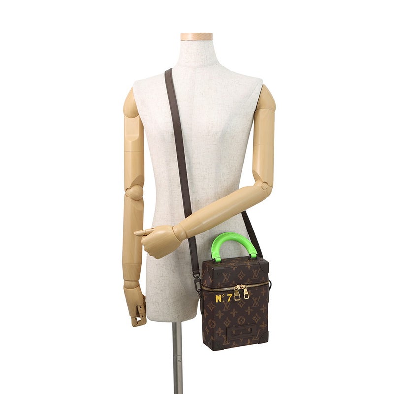 ルイヴィトン ハンドバッグ モノグラム ヴェルティカル・ボックス トランク M59664 ヴィトン 2wayショルダーバッグ ヴァージル･アブロー