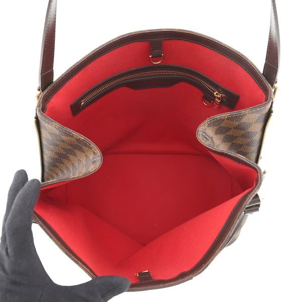 ルイヴィトン ショルダーバッグ ダミエ・エベヌ カバ・リヴィントン N41108 LOUIS VUITTON ヴィトン バッグ トートバッグ