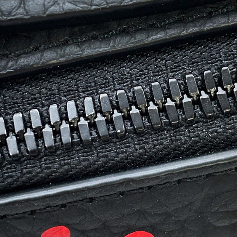 ルイヴィトン ショルダーバッグ モノグラム・トリヨン/インフィニティドット LV × YK ソフトトランク・ウォレット M81905 黒 草間彌生