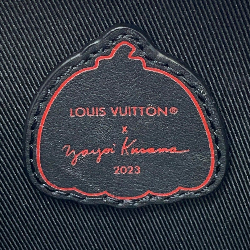 ルイヴィトン ショルダーバッグ モノグラム・トリヨン/インフィニティドット LV × YK ソフトトランク・ウォレット M81905 黒 草間彌生