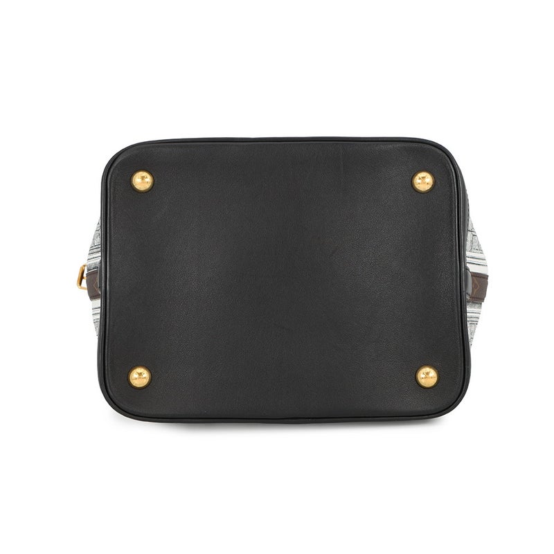 ルイヴィトン ショルダーバッグ モノグラム カーフレザー アトリエ フォルナセッティ ノエMM M59105 白 黒 ブラック