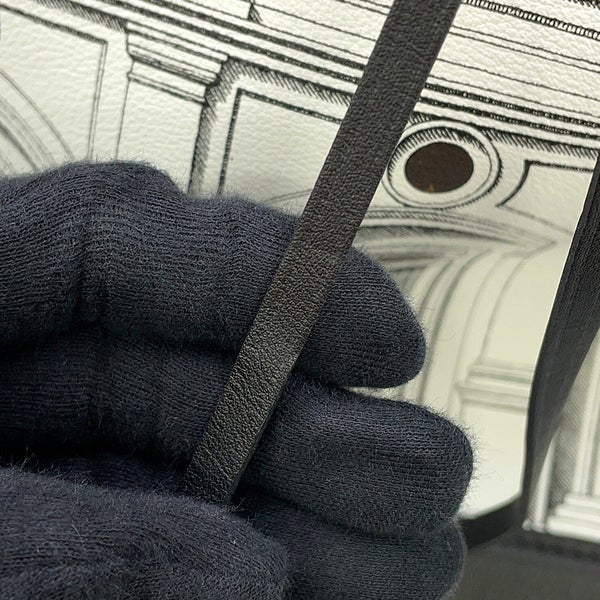 ルイヴィトン ショルダーバッグ モノグラム カーフレザー アトリエ フォルナセッティ ノエMM M59105 白 黒 ブラック