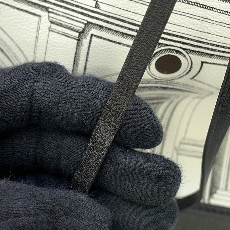 ルイヴィトン ショルダーバッグ モノグラム カーフレザー アトリエ フォルナセッティ ノエMM M59105 白 黒 ブラック