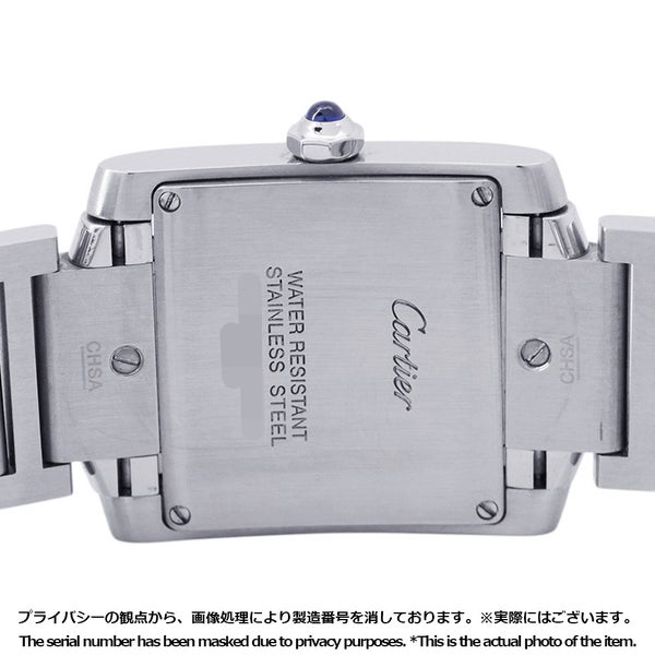 カルティエ タンク フランセーズ MM W51011Q3 Cartier 腕時計 白文字盤 クォーツ