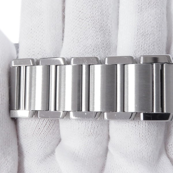 カルティエ タンク フランセーズ MM W51011Q3 Cartier 腕時計 白文字盤 クォーツ