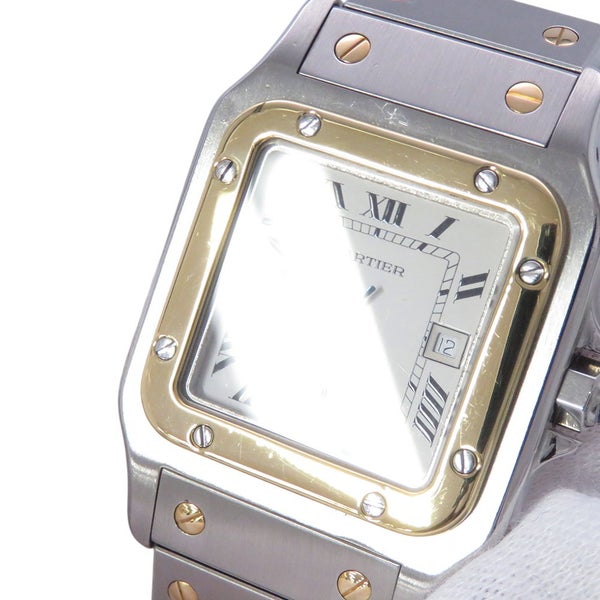 カルティエ サントスガルベ LM 81036288 Cartier 腕時計 白文字盤