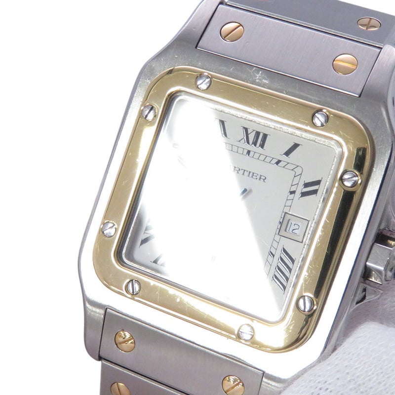 カルティエ サントスガルベ LM 81036288 Cartier 腕時計 白文字盤