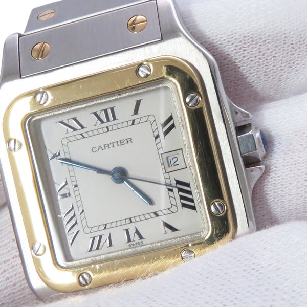 カルティエ サントスガルベ LM 81036288 Cartier 腕時計 白文字盤