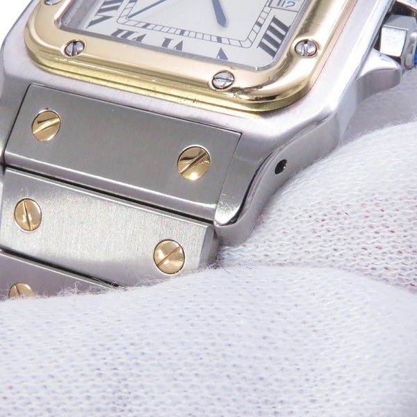 カルティエ サントスガルベ LM 81036288 Cartier 腕時計 白文字盤