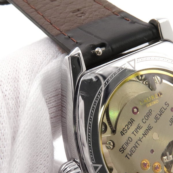 セイコー ローレル パワーリザーブ 4S29-5000 SEIKO 腕時計 白文字盤