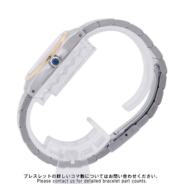 カルティエ サントスロンド MM W20037R3 Cartier 腕時計 アイボリー文字盤