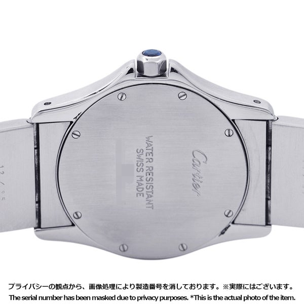 カルティエ サントスロンド MM W20037R3 Cartier 腕時計 アイボリー文字盤