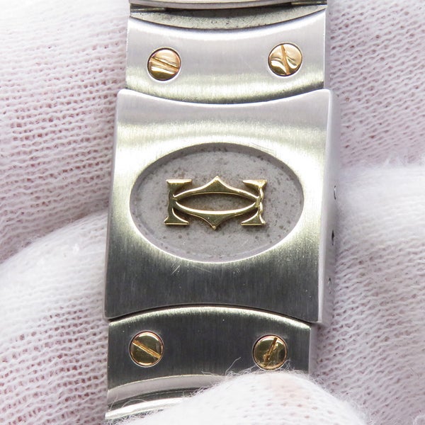 カルティエ サントスロンド MM W20037R3 Cartier 腕時計 アイボリー文字盤