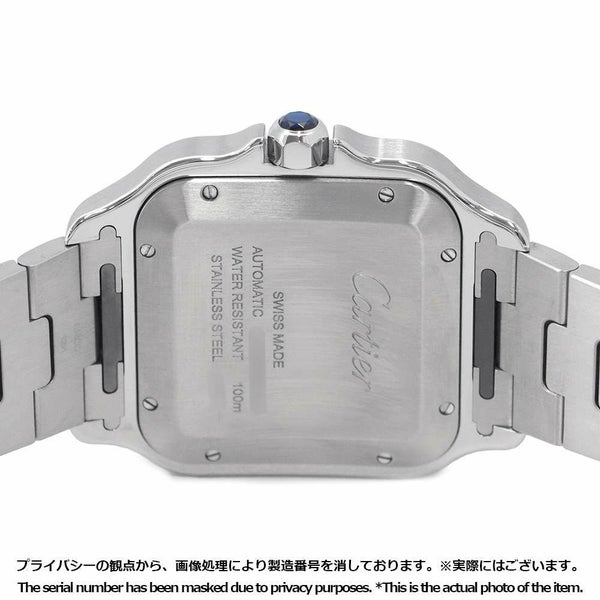 カルティエ サントス ドゥ カルティエ LM WSSA0030 Cartier 腕時計 ブルー文字盤
