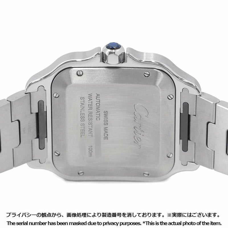 カルティエ サントス ドゥ カルティエ LM WSSA0030 Cartier 腕時計 ブルー文字盤