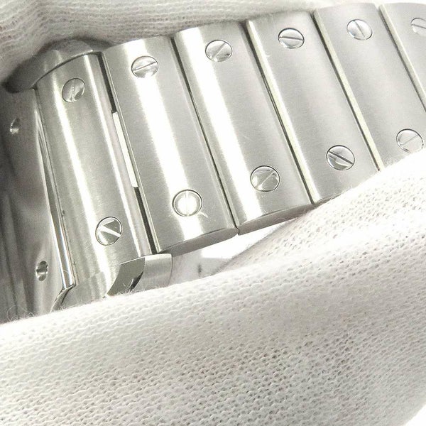 カルティエ サントス ドゥ カルティエ LM WSSA0030 Cartier 腕時計 ブルー文字盤