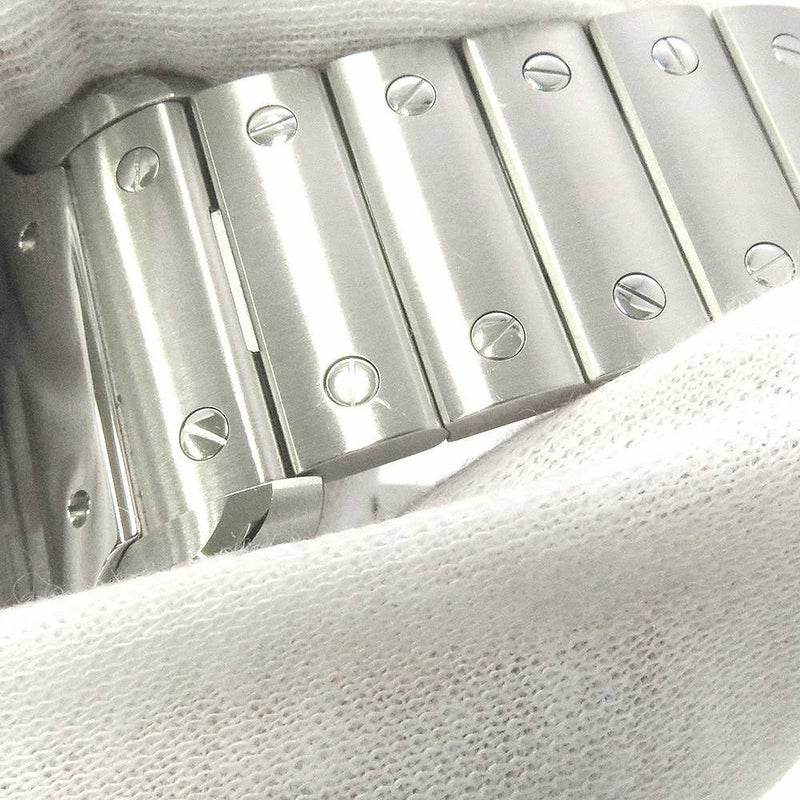 カルティエ サントス ドゥ カルティエ LM WSSA0030 Cartier 腕時計 ブルー文字盤