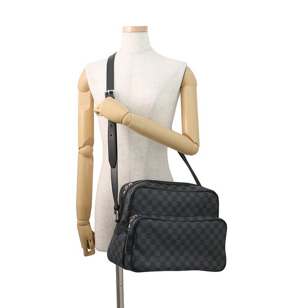 ルイヴィトン ショルダーバッグ ダミエ・グラフィット イオ N45252 LOUIS VUITTON ヴィトン バッグ メンズ 黒 ブラック