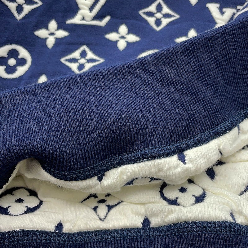 ルイヴィトン スウェット モノグラム クルーネック メンズサイズS RM211Q トップス 白