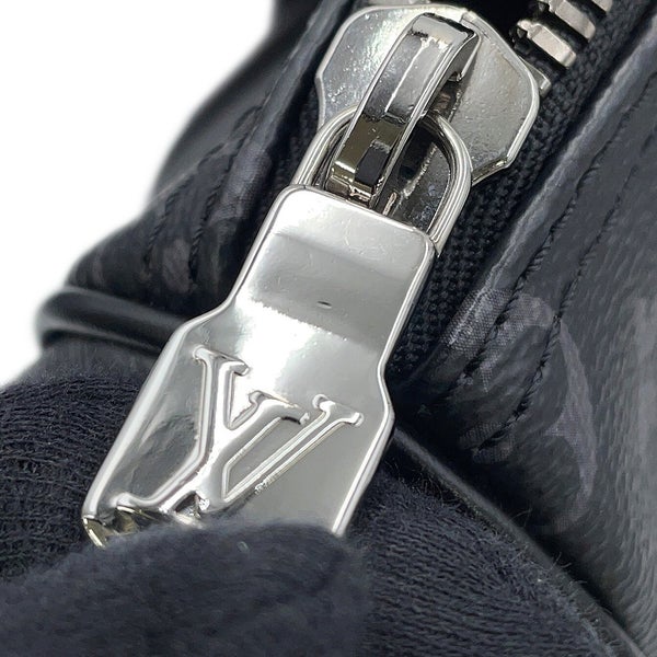 ルイヴィトン ハンドバッグ モノグラム・エクリプス リバース キーポル・バンドリエール25 M46271 2way 黒 ブラック