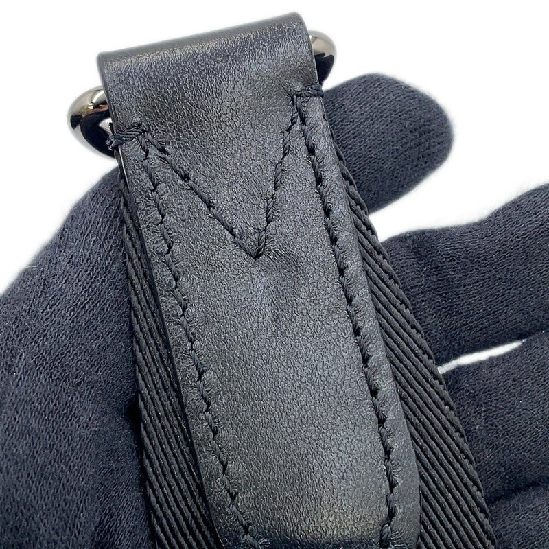 ルイヴィトン ハンドバッグ モノグラム・エクリプス リバース キーポル・バンドリエール25 M46271 2way 黒 ブラック