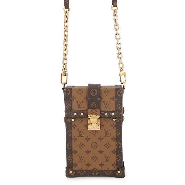 ルイヴィトン ショルダーバッグ モノグラム・リバース ポシェット・トランク ヴェルティカル M67873 LOUIS VUITTON