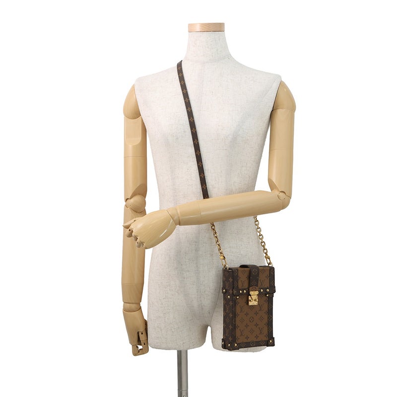 ルイヴィトン ショルダーバッグ モノグラム・リバース ポシェット・トランク ヴェルティカル M67873 LOUIS VUITTON