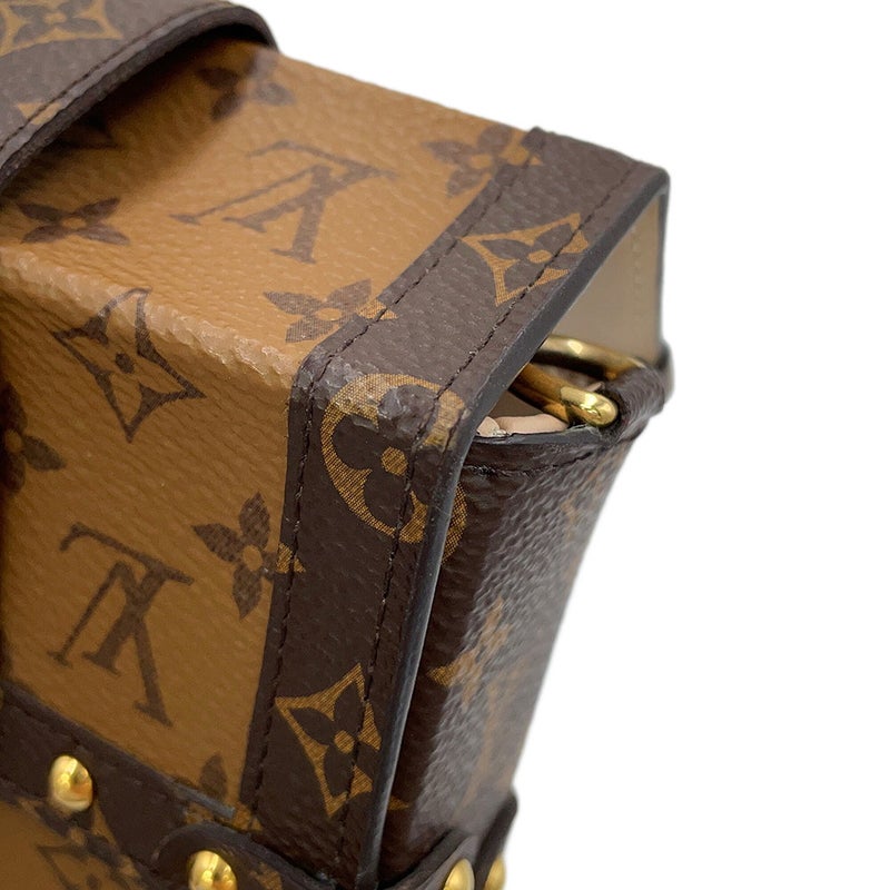ルイヴィトン ショルダーバッグ モノグラム・リバース ポシェット・トランク ヴェルティカル M67873 LOUIS VUITTON