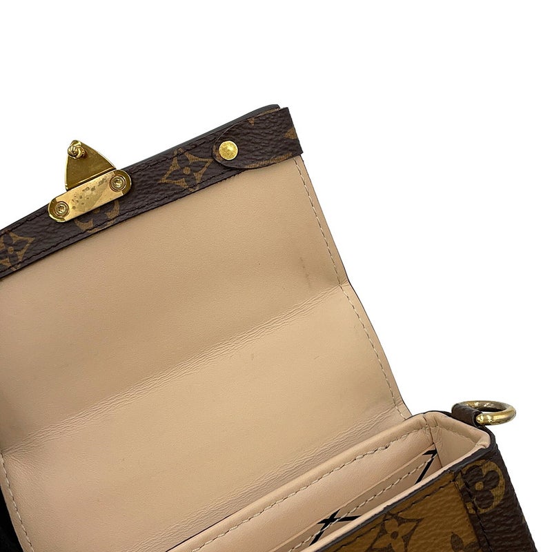 ルイヴィトン ショルダーバッグ モノグラム・リバース ポシェット・トランク ヴェルティカル M67873 LOUIS VUITTON