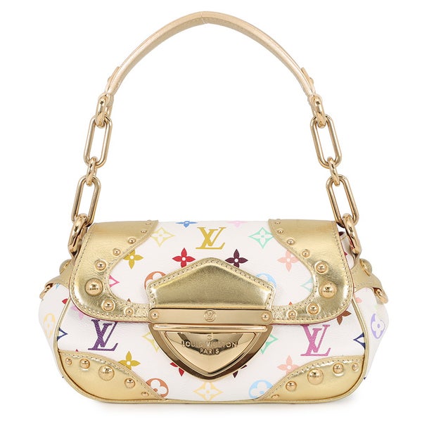ルイヴィトン ハンドバッグ モノグラム・マルチカラー マリリン・オール M40206 LOUIS VUITTON 白 ホワイト