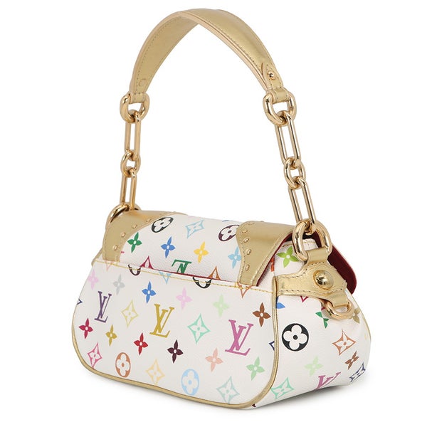 ルイヴィトン ハンドバッグ モノグラム・マルチカラー マリリン・オール M40206 LOUIS VUITTON 白 ホワイト