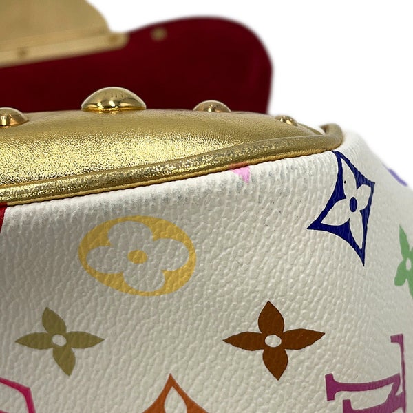 ルイヴィトン ハンドバッグ モノグラム・マルチカラー マリリン・オール M40206 LOUIS VUITTON 白 ホワイト