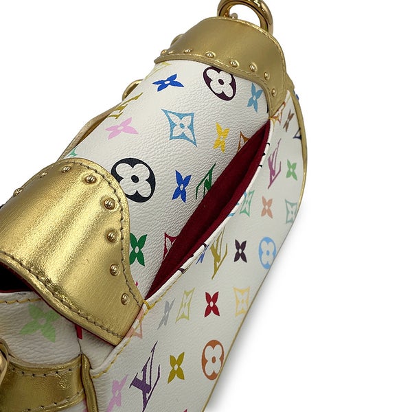 ルイヴィトン ハンドバッグ モノグラム・マルチカラー マリリン・オール M40206 LOUIS VUITTON 白 ホワイト