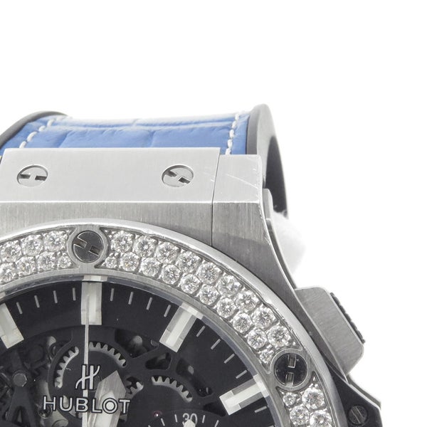 ウブロ ビッグ・バン アエロバン ダイヤモンドベゼル 311.SX.1170.GR.1104 HUBLOT 腕時計 ブラック/スケルトン文字盤