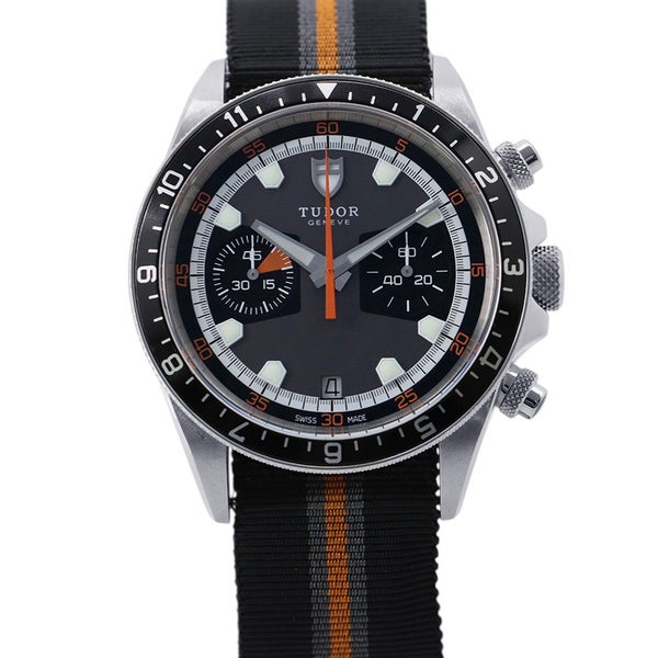 チュードル ヘリテージ クロノグラフ 70330N TUDOR 腕時計 グレー文字盤