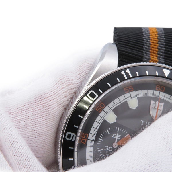 チュードル ヘリテージ クロノグラフ 70330N TUDOR 腕時計 グレー文字盤