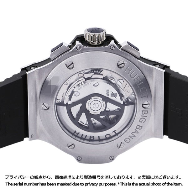 ウブロ ビッグバン スチール セラミック 301.SB.131.RX HUBLOT 腕時計 黒文字盤