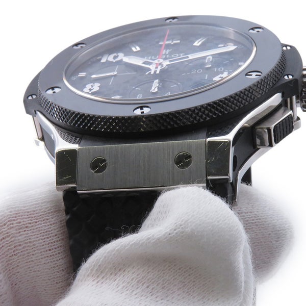 ウブロ ビッグバン スチール セラミック 301.SB.131.RX HUBLOT 腕時計 黒文字盤