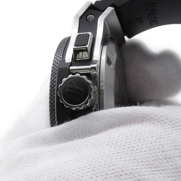 ウブロ ビッグバン スチール セラミック 301.SB.131.RX HUBLOT 腕時計 黒文字盤