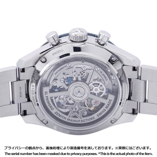 ゼニス クロノマスター スポーツ ブティック エディション 03.3103.3600/69.M3100 ZENITH 腕時計 シルバー文字盤