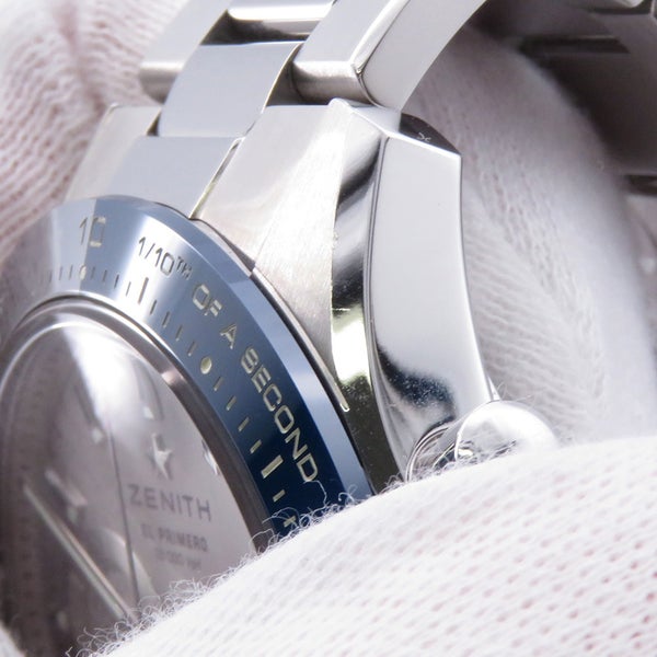 ゼニス クロノマスター スポーツ ブティック エディション 03.3103.3600/69.M3100 ZENITH 腕時計 シルバー文字盤