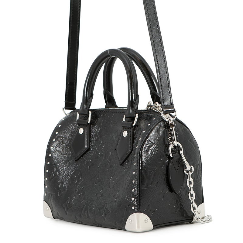 ルイヴィトン ハンドバッグ モノグラム・サガ スピーディ・トランク20 M27921 3way 黒 ブラック