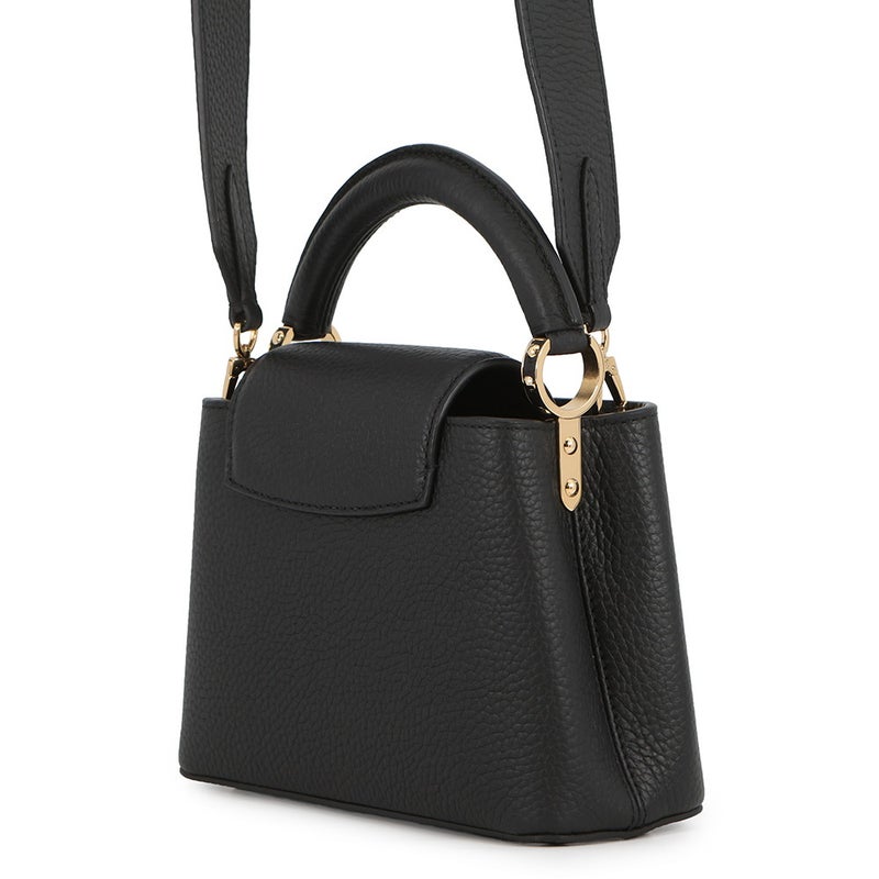 ルイヴィトン ハンドバッグ トリヨンレザー カプシーヌMINI M56071 LOUIS VUITTON 2wayショルダー ブラック 黒