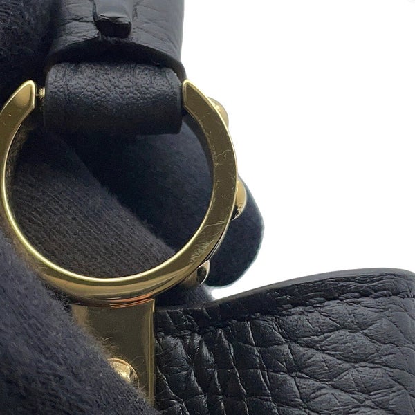 ルイヴィトン ハンドバッグ トリヨンレザー カプシーヌMINI M56071 LOUIS VUITTON 2wayショルダー ブラック 黒