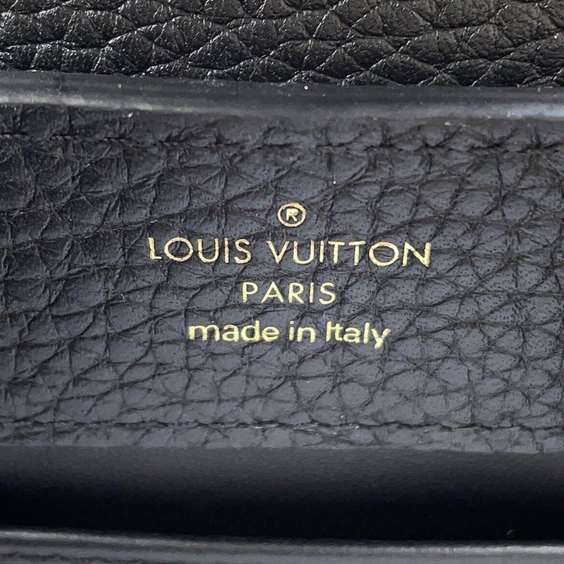 ルイヴィトン ハンドバッグ トリヨンレザー カプシーヌMINI M56071 LOUIS VUITTON 2wayショルダー ブラック 黒