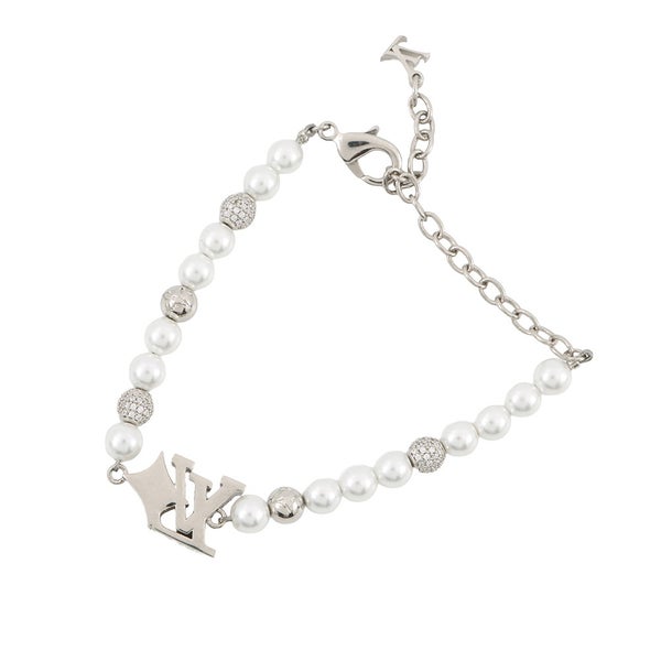 ルイヴィトン ブレスレット LV ダンディ ラインストーン フェイクパール M03057 LOUIS VUITTON アクセサリー メンズ