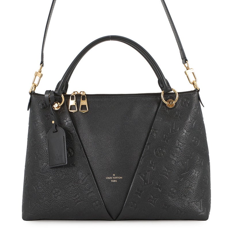 ルイヴィトン トートバッグ モノグラム・アンプラント VトートMM M44421 ヴィトン 2wayショルダーバッグ ブラック 黒