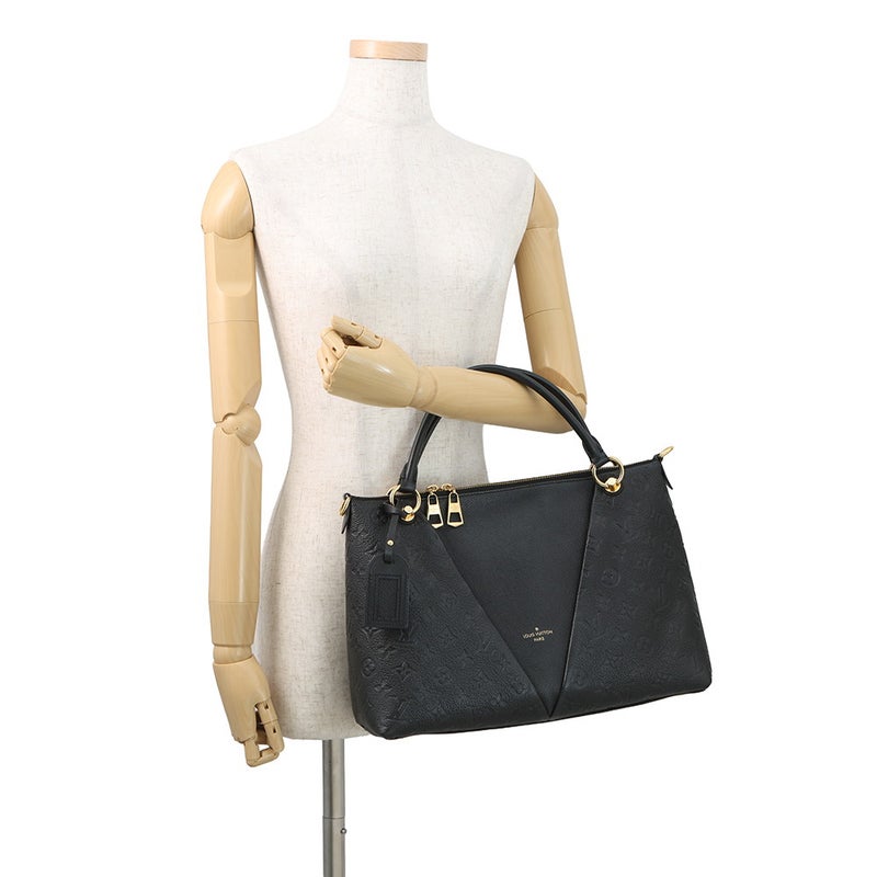 ルイヴィトン トートバッグ モノグラム・アンプラント VトートMM M44421 ヴィトン 2wayショルダーバッグ ブラック 黒